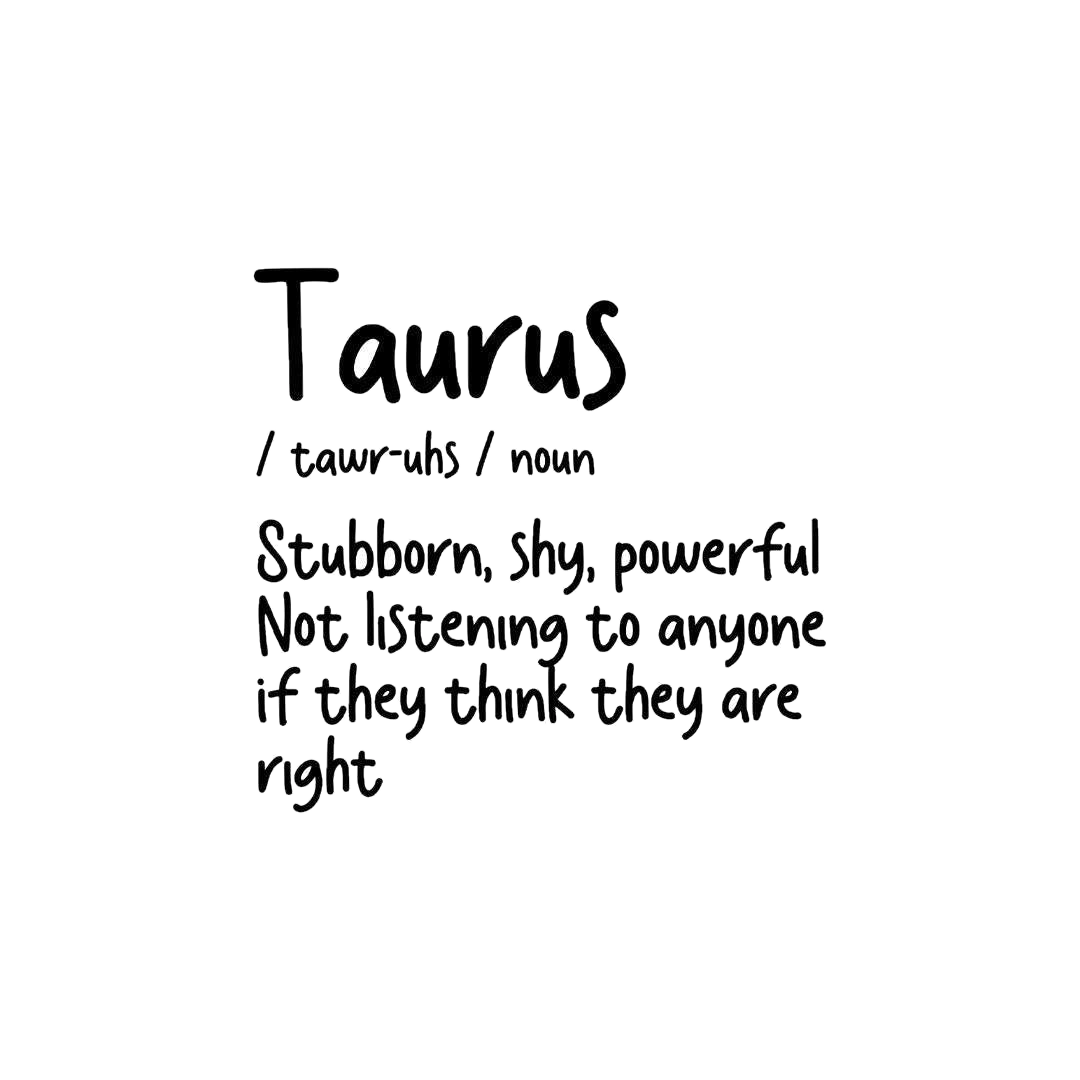 Taurus Sticker